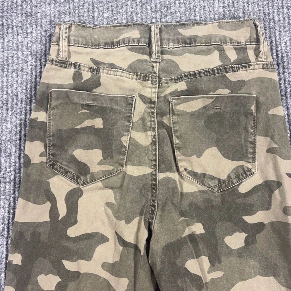 Celebrity Pink Skinny Jeans Womens 3/26 Green Camo High Rise Ankle CJ21386P1850